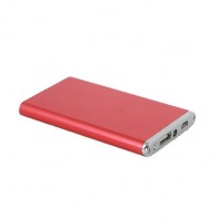 2000mah portable pocket cheap ultra thin slim aluminium gift usb power bank charger